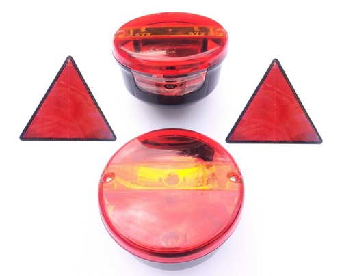 Fanale posteriore rotondo - 2x,