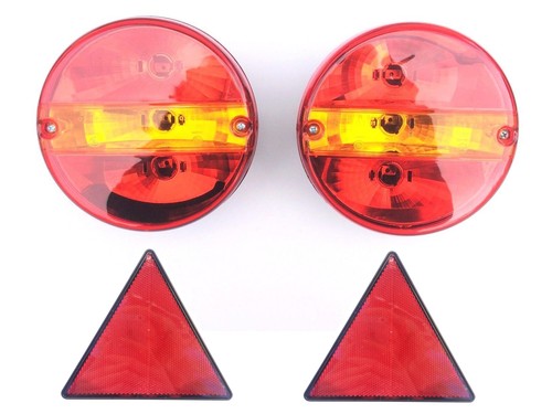 Fanale posteriore rotondo - 2x,